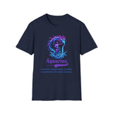 Printify T-Shirt Navy / S Aquarius T-Shirt Aquarius T-Shirt 22805708810697122782