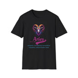 Printify T-Shirt Black / S Aries T-Shirt Aries T-Shirt 89401020630351798973