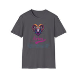 Printify T-Shirt Charcoal / S Aries T-Shirt Aries T-Shirt 96001240770350596887
