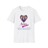 Printify T-Shirt White / S Aries T-Shirt Aries T-Shirt 10571299427152443321