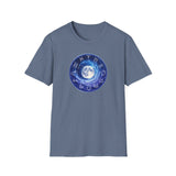 Printify T-Shirt Heather Indigo / S Astrology Chart T-Shirt Astrology Chart T-Shirt 32745256958467848294