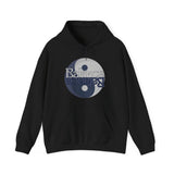 Printify Hoodie Black / S Balance Yin Yang Hooded Sweatshirt Balance Yin Yang Hooded Sweatshirt 13444416012019385505