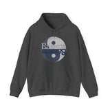 Printify Hoodie Dark Heather / S Balance Yin Yang Hooded Sweatshirt Balance Yin Yang Hooded Sweatshirt 17697083646716018537