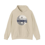 Printify Hoodie Sand / S Balance Yin Yang Hooded Sweatshirt Balance Yin Yang Hooded Sweatshirt 32860483324266476283