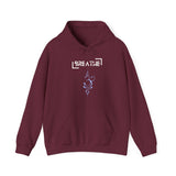 Printify Hoodie Maroon / S Breathe Parentheses Hoodie Breathe Parentheses Hoodie 21980431345572132524
