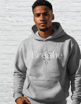 Printify Hoodie Breathe with Background Symbol Hooded Sweatshirt Breathe with Background Symbol Hooded Sweatshirt
