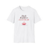 Printify T-Shirt White / S Confident Lotus T-Shirt Confident Lotus T-Shirt 22721321445631523349