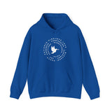 Printify Hoodie Royal / S Dove W/ Words Hooded Sweatshirt Dove W/ Words Hooded Sweatshirt 43393308173172711986