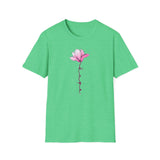 Printify T-Shirt Heather Irish Green / S Flower Hope T-Shirt Flower Hope T-Shirt 32460291298570217961