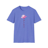 Printify T-Shirt Heather Royal / S Flower Hope T-Shirt Flower Hope T-Shirt 61169845181632040015