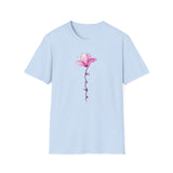 Printify T-Shirt Light Blue / S Flower Hope T-Shirt Flower Hope T-Shirt 14303621971048120353