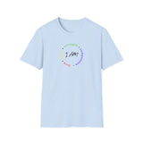 Printify T-Shirt Light Blue / S I Am T-Shirt I Am T-Shirt 30622657028018753379