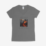 Printify V-neck S / Graphite Heather Ignite Your Flame V-Neck Ignite Your Flame V-Neck 41692023135593537822