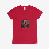 Printify V-neck S / Red Ignite Your Flame V-Neck Ignite Your Flame V-Neck 22650699938869054013