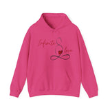 Printify Hoodie Heliconia / S Infinite Love Hooded Sweatshirt Infinite Love Hooded Sweatshirt 32355157698423218965
