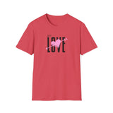 Printify T-Shirt Heather Red / S Just Love T-Shirt Just Love T-Shirt 93809067018475096583