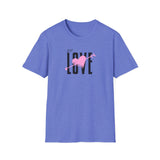 Printify T-Shirt Heather Royal / S Just Love T-Shirt Just Love T-Shirt 12601751765877716069