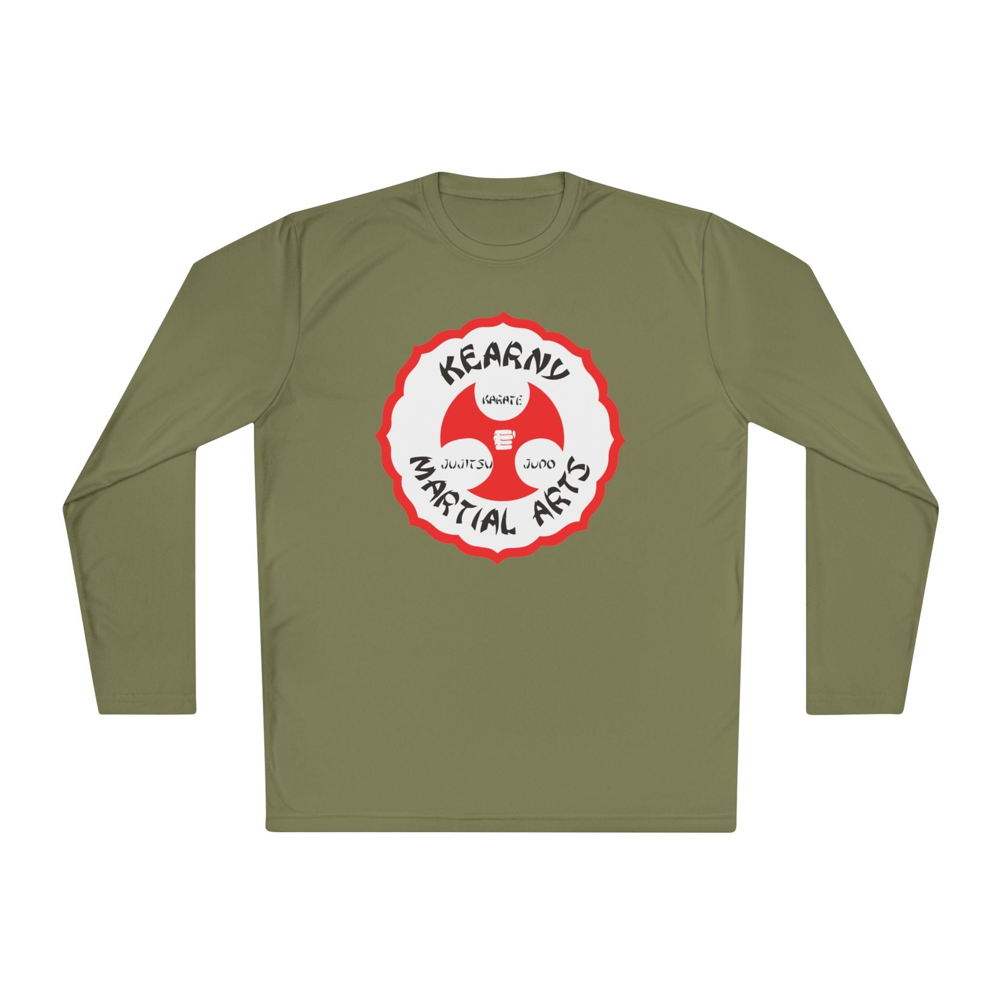 Printify Long-sleeve Olive Drab Green / XS KMA Legacy Lightweight Long Sleeve Tee KMA Legacy Lightweight Long Sleeve Tee 43325462990771945755