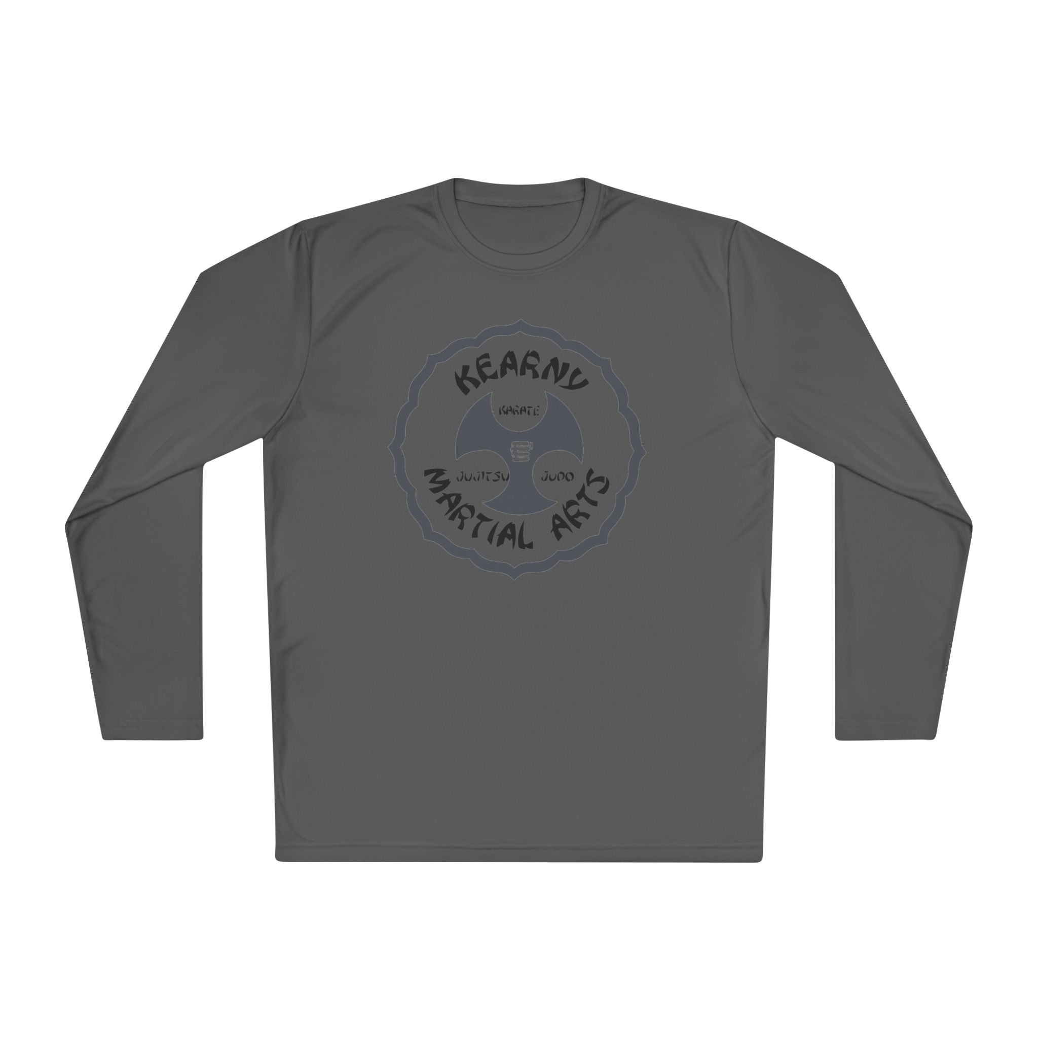 Printify Long-sleeve Iron Grey / XS KMA Subdued Lightweight Long Sleeve Tee KMA Subdued Lightweight Long Sleeve Tee 98945602691178192325