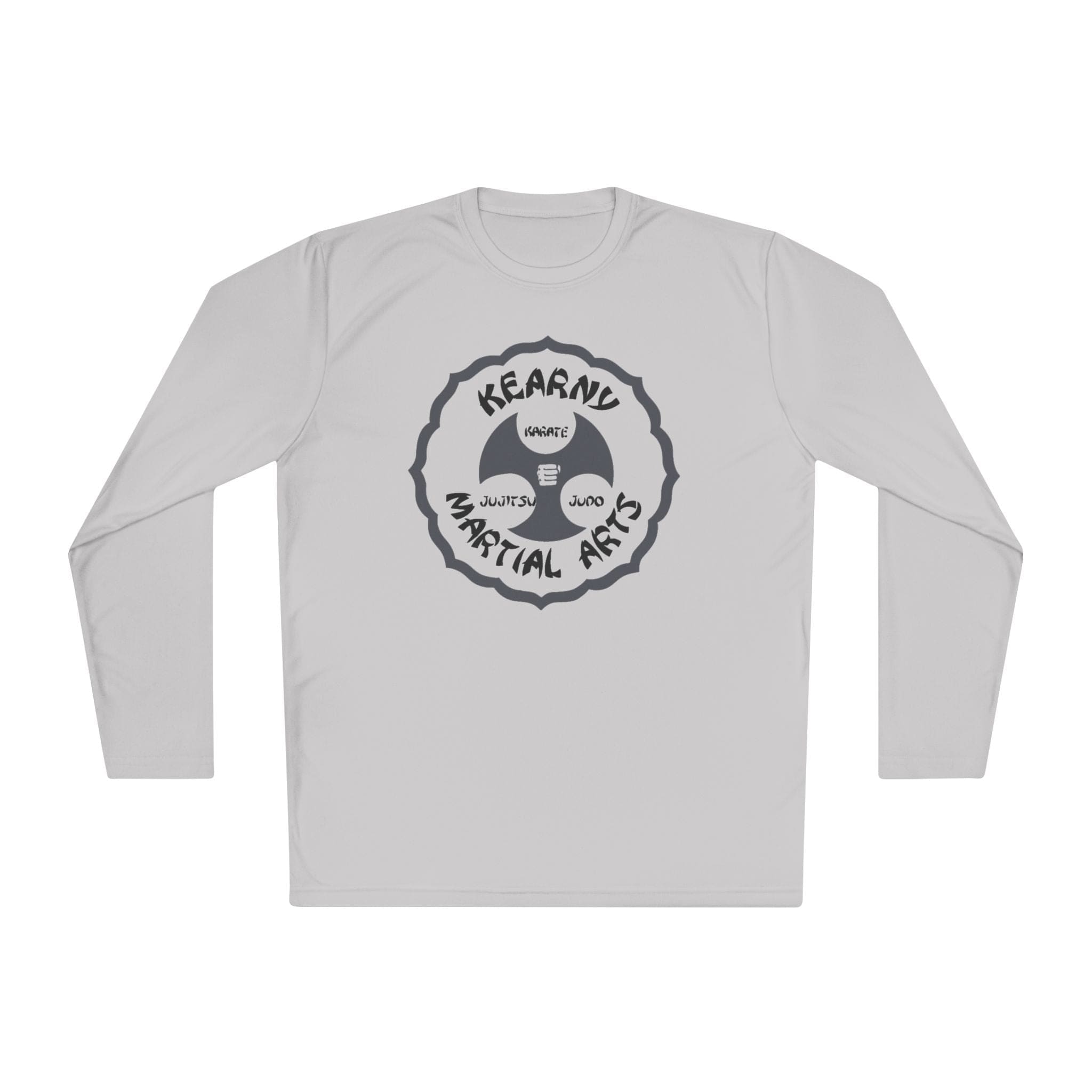 Printify Long-sleeve Silver / XS KMA Subdued Lightweight Long Sleeve Tee KMA Subdued Lightweight Long Sleeve Tee 33032974237041328017
