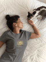 Printify T-Shirt Life Is Better Cat T-Shirt Life Is Better Cat T-Shirt