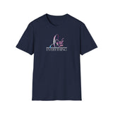 Printify T-Shirt Navy / S Love Over Everything T-Shirt Love Over Everything T-Shirt 11345024731320247154