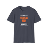Printify T-Shirt Heather Navy / S Manifest 101 T-Shirt Manifest 101 T-Shirt 11753924546883823788