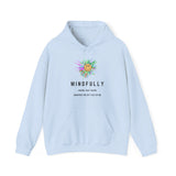 Printify Hoodie Light Blue / S Mindfully Aware Hooded Sweatshirt Mindfully Aware Hooded Sweatshirt 28830078606492286077