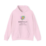 Printify Hoodie Light Pink / S Mindfully Aware Hooded Sweatshirt Mindfully Aware Hooded Sweatshirt 23272886079419590079