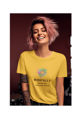Printify T-Shirt Mindfully Aware T-Shirt Mindfully Aware T-Shirt