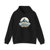 Printify Hoodie Black / S Mountain of Confidence Hooded Sweatshirt Mountain of Confidence Hooded Sweatshirt 24800569719244490691