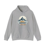 Printify Hoodie Sport Grey / S Mountain of Confidence Hooded Sweatshirt Mountain of Confidence Hooded Sweatshirt 32054578147146848512