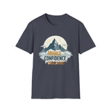 Printify T-Shirt Heather Navy / S Mountain of Confidence T-Shirt Mountain of Confidence T-Shirt 27661401771794441480
