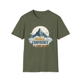 Printify T-Shirt Military Green / S Mountain of Confidence T-Shirt Mountain of Confidence T-Shirt 11785112929759764926