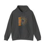 Printify Hoodie Dark Heather / S Namaste Sun Hooded Sweatshirt Namaste Sun Hooded Sweatshirt 10968820915707664703
