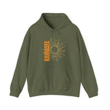 Printify Hoodie Military Green / S Namaste Sun Hooded Sweatshirt Namaste Sun Hooded Sweatshirt 66798677999178668820