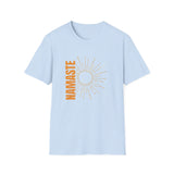 Printify T-Shirt Light Blue / S Namaste Sun T-Shirt Namaste Sun T-Shirt 27352978774393501254