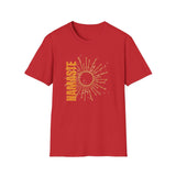 Printify T-Shirt Red / S Namaste Sun T-Shirt Namaste Sun T-Shirt 11758614244282105354