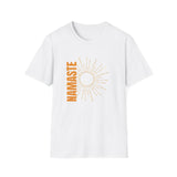Printify T-Shirt White / S Namaste Sun T-Shirt Namaste Sun T-Shirt 21570737577206072423