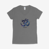 Printify V-neck S / Graphite Heather Om & Shit V-Neck Om & Shit V-Neck 27496873309293902012