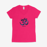 Printify V-neck S / Heliconia Om & Shit V-Neck Om & Shit V-Neck 93307163940118433100