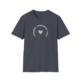 Printify T-Shirt Heather Navy / S Pastel Heart T-Shirt Pastel Heart T-Shirt 32412233661671659007