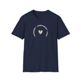 Printify T-Shirt Navy / S Pastel Heart T-Shirt Pastel Heart T-Shirt 29327646358816163130