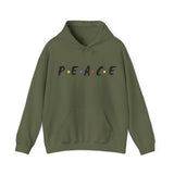 Printify Hoodie Military Green / S PEACE Hooded Sweatshirt PEACE Hooded Sweatshirt 29258597735676636993