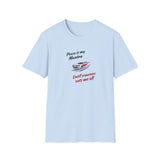 Printify T-Shirt Light Blue / S Peaceful Drive T-Shirt Peaceful Drive T-Shirt 27583239421181617051
