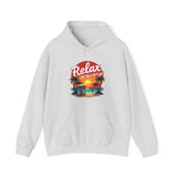 Printify Hoodie Ash / S Relax Let that Sh*t Go Hooded Sweatshirt Relax Let that Sh*t Go Hooded Sweatshirt 92871232095264512049