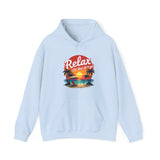 Printify Hoodie Light Blue / S Relax Let that Sh*t Go Hooded Sweatshirt Relax Let that Sh*t Go Hooded Sweatshirt 14103039610022504409