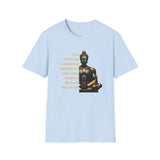 Printify T-Shirt Light Blue / S Serious Buddha T-Shirt Serious Buddha T-Shirt 27479547723955332794