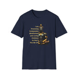 Printify T-Shirt Navy / S Serious Buddha T-Shirt Serious Buddha T-Shirt 20050362049091069823