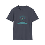 Printify T-Shirt Heather Navy / S Snack Meditation T-Shirt Snack Meditation T-Shirt 21968541738122144118